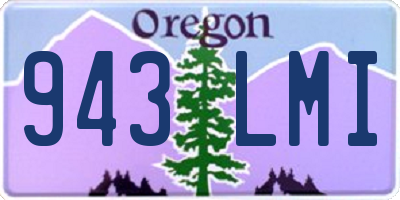 OR license plate 943LMI