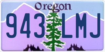 OR license plate 943LMJ