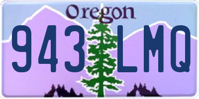 OR license plate 943LMQ