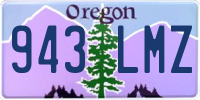 OR license plate 943LMZ