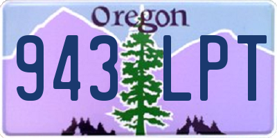 OR license plate 943LPT