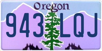 OR license plate 943LQJ