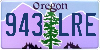 OR license plate 943LRE