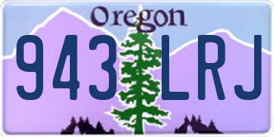 OR license plate 943LRJ