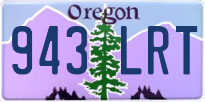 OR license plate 943LRT