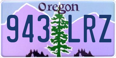 OR license plate 943LRZ