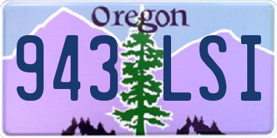 OR license plate 943LSI
