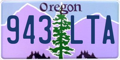 OR license plate 943LTA