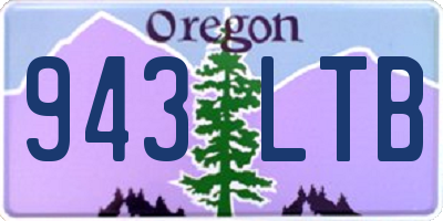 OR license plate 943LTB