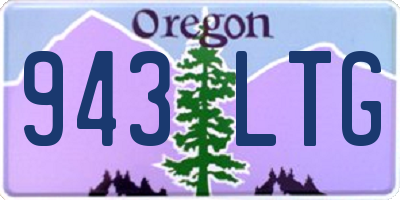 OR license plate 943LTG