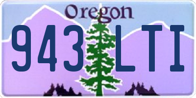 OR license plate 943LTI