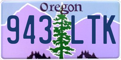 OR license plate 943LTK
