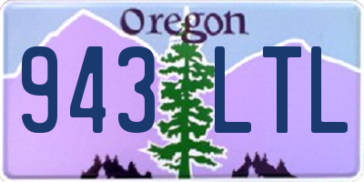 OR license plate 943LTL