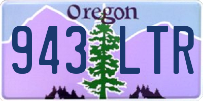 OR license plate 943LTR