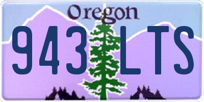 OR license plate 943LTS