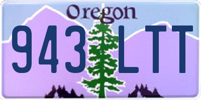 OR license plate 943LTT