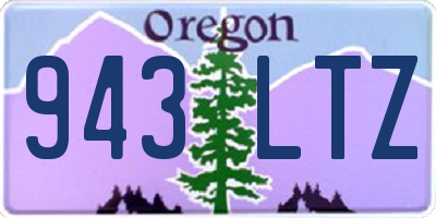 OR license plate 943LTZ