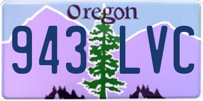 OR license plate 943LVC