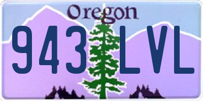 OR license plate 943LVL