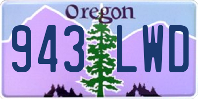 OR license plate 943LWD