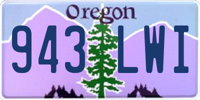 OR license plate 943LWI