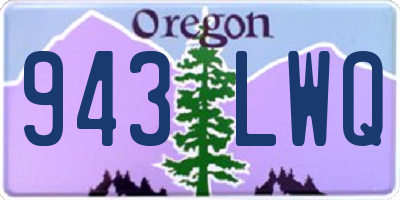 OR license plate 943LWQ