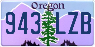 OR license plate 943LZB
