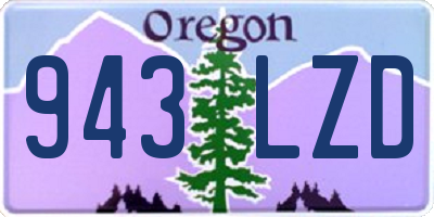 OR license plate 943LZD