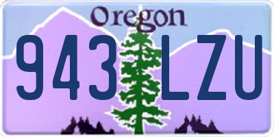 OR license plate 943LZU