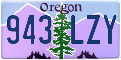 OR license plate 943LZY