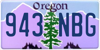 OR license plate 943NBG