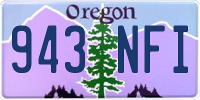 OR license plate 943NFI