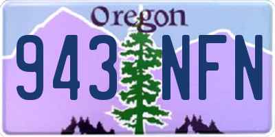 OR license plate 943NFN