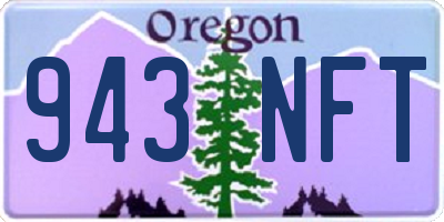 OR license plate 943NFT