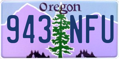 OR license plate 943NFU