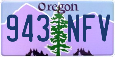 OR license plate 943NFV