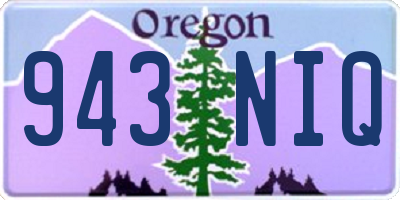 OR license plate 943NIQ
