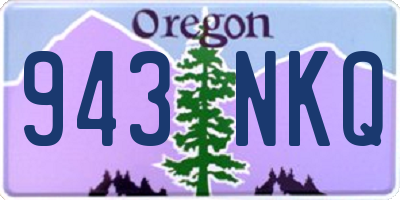 OR license plate 943NKQ