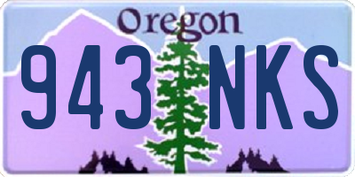 OR license plate 943NKS