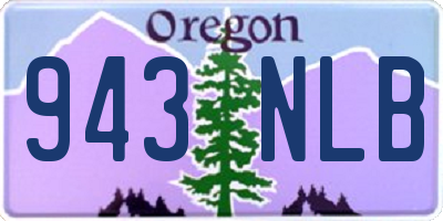 OR license plate 943NLB