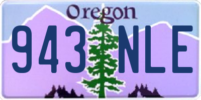 OR license plate 943NLE