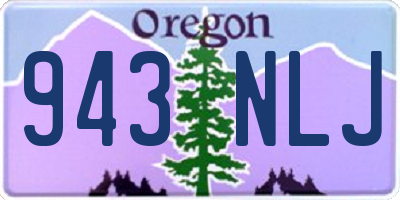 OR license plate 943NLJ