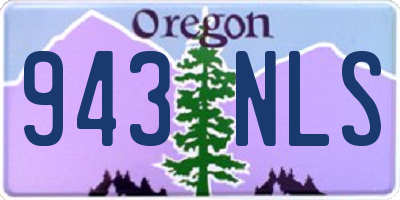 OR license plate 943NLS