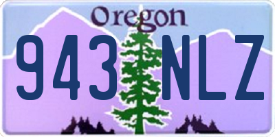 OR license plate 943NLZ