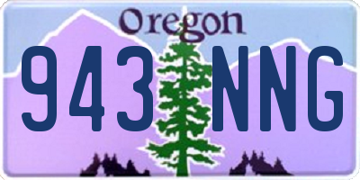 OR license plate 943NNG