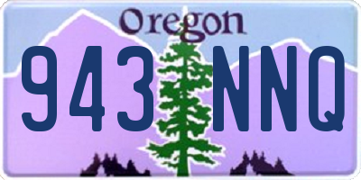 OR license plate 943NNQ