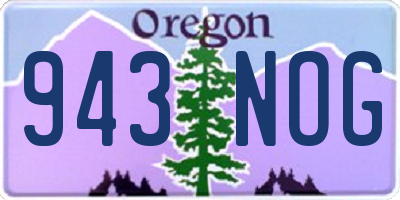OR license plate 943NOG