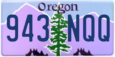 OR license plate 943NQQ