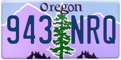 OR license plate 943NRQ