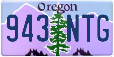 OR license plate 943NTG